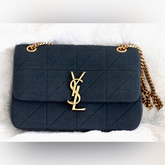 Rare Authentic Saint Laurent Jamie Jersey, Algae/Bronze - Picture 5 of 11